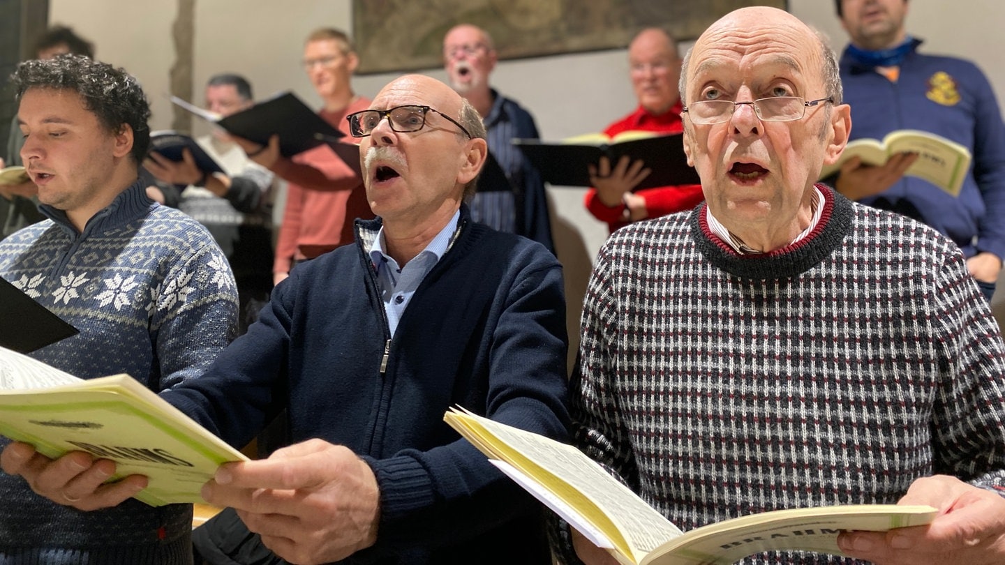 Michael Füchtner singt im Bass des Motettenchors der Münsterkantorei das Bramhs-Requiem