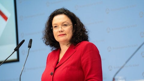 Andrea Nahles, Chefin der Bundesarbeitsagentur