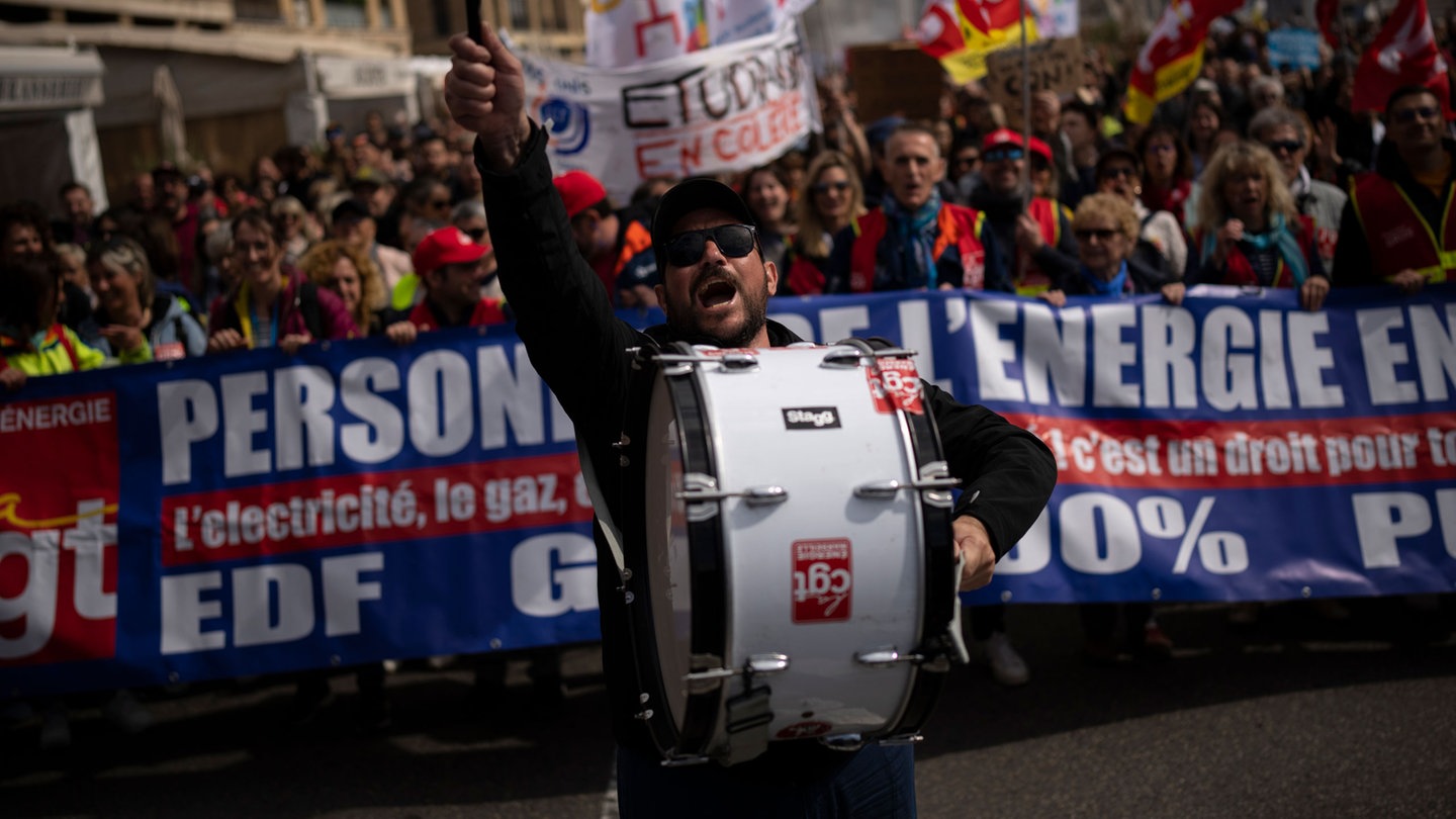 Demo in Frankreich gegen Rentenreform