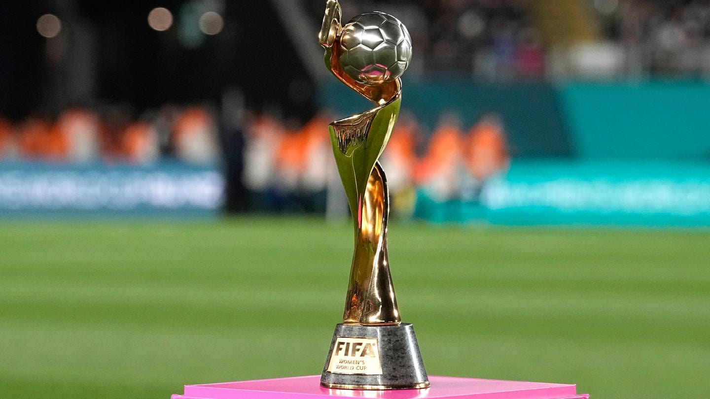Der Weltmeisterinnen-Pokal für die Frauen-Fußball-WM