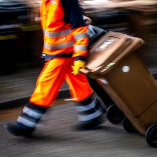 Restmüll und Biomüll wird von der Bremer Müllabfuhr abgeholt.