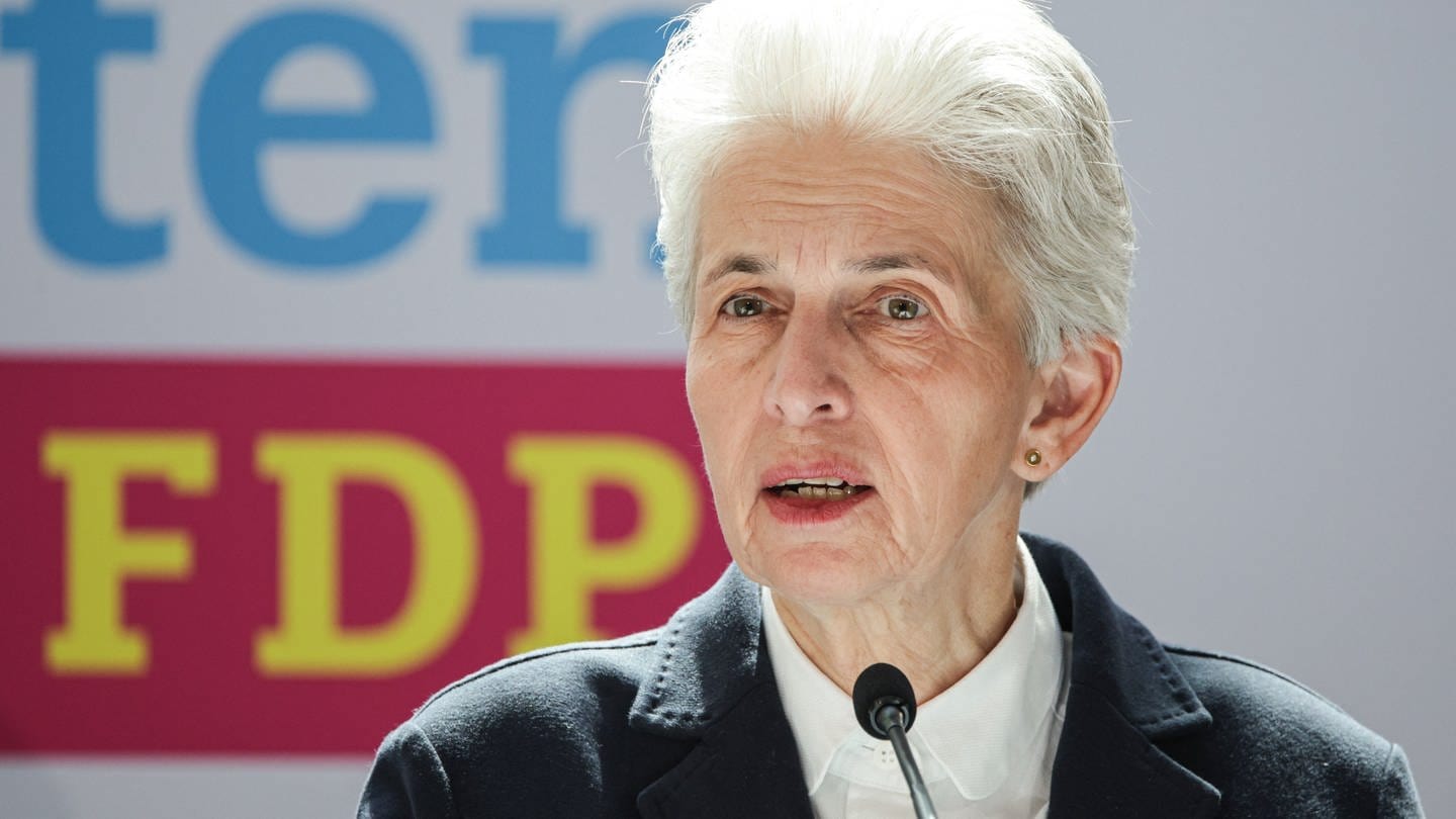 Ein Porträtfoto von Marie-Agnes Strack-Zimmermann, FDP-Spitzenkandidatin bei der Europawahl