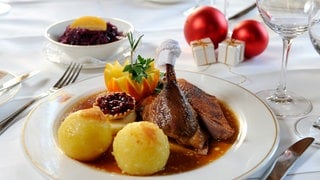 Gans als Weihnachtsbraten