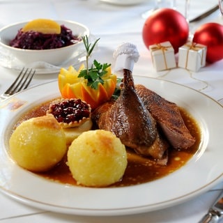 Gans als Weihnachtsbraten