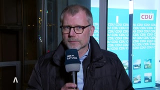 SWR-Reporter Wolfgang Heintz zur Sondersitzung des rheinland-pfälzischen CDU-Vorstands zu Christian Baldauf