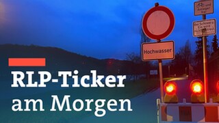 Banner mit Hochwasserbild