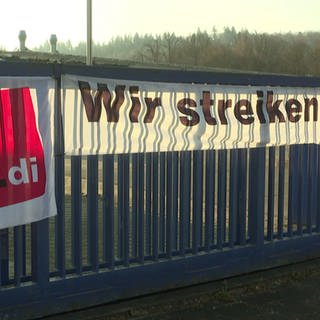 Streik Flaggen Verdi