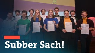Die Siegerinnen und Sieger beim "Jugend forscht"-Landeswettbewerb in Rheinland-Pfalz