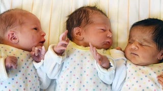 neugeborene Babys in Klinik