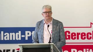 Als Landesvorsitzender der Linken in Rheinland-Pfalz wiedergewählt: Stefan Glander