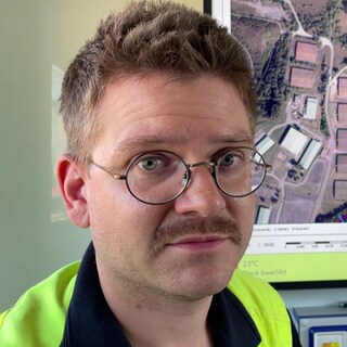 Simon Tigges, Einsatzleiter, zum Waldbrand zwischen Pirmasens und Rodalben