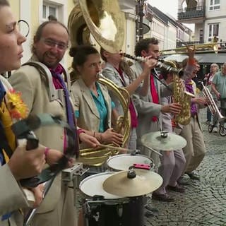 Band auf dem Festival in Kaiserslautern