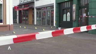 Absperrung für Polizeieinsatz