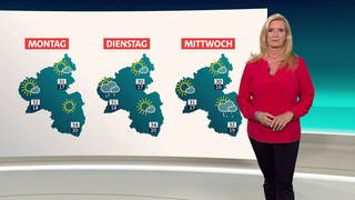 Wetterreporterin Claudia Kleinert