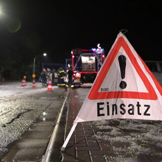 Unwetter sind am Abend und in der Nacht über Rheinland-Pfalz gezogen.