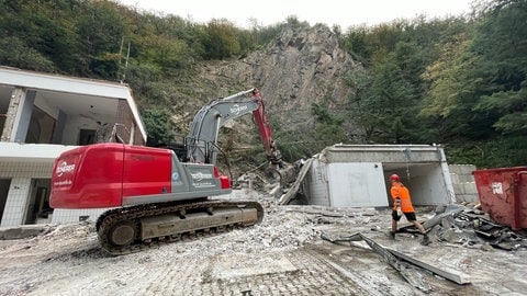 Die Tankstelle in Bad Bertrich wird abgerissen