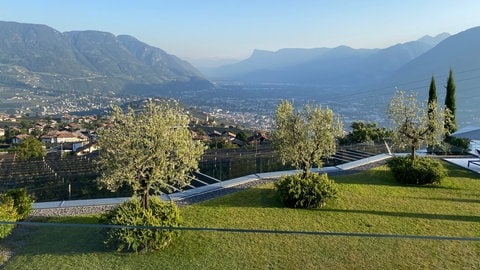 Bild vom 11.09.23 Ausblick von Dorf Tirol auf Meran