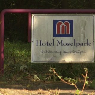 Schild des Mosel-Hotels