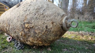 Weltkriegsbombe im Wald gefunden (Archiv)