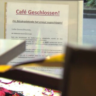 Cafe Geschlossen Schild