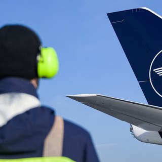 Warnstreik beim Lufthansa-Bodenpersonal