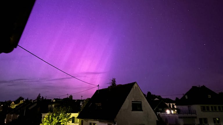 Polarlichter über Koblenz-Asterstein