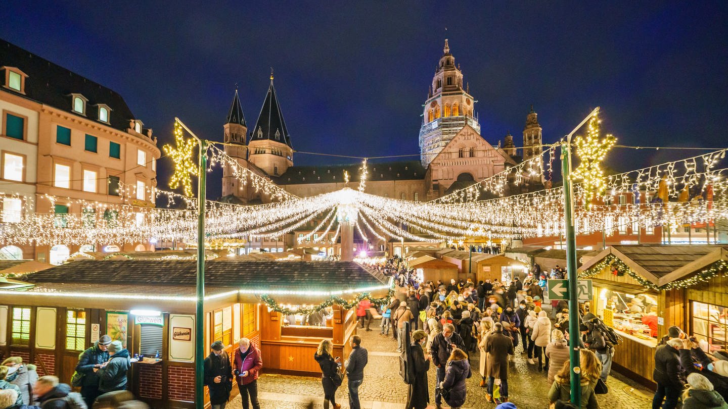 Der Weihnachtsmarkt am Mainzer Dom