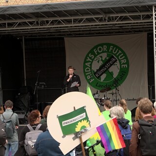Fridays for Future - die Klimastreik-Bewegung von Schülerinnen und Schülern hat am Freitag in mehr als 100 Städten in Deutschland zu Demos aufgerufen - auch in Landau, Kaiserslautern und Mainz.