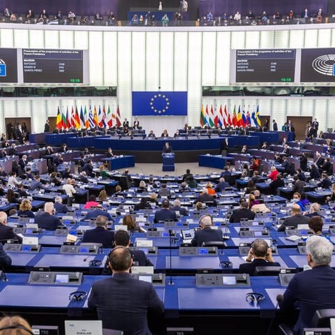 Am Sonntag entscheidet sich, wer künftig im Europaparlament in Straßburg sitzen wird.