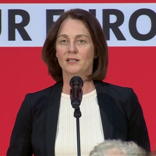 Katarina Barley, SPD, Europaabgeordnete aus RLP - Enttäuschung über den Ausgang der EU-Wahl