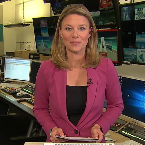 Nachrichtensprecherin Sandra Hochhuth