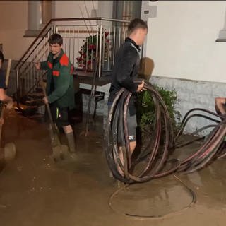 Unwetter im Raum Bruchsal