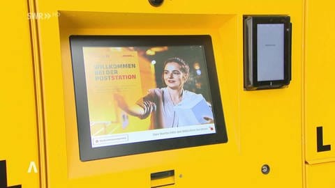 Postautomat als Selbstbedienung