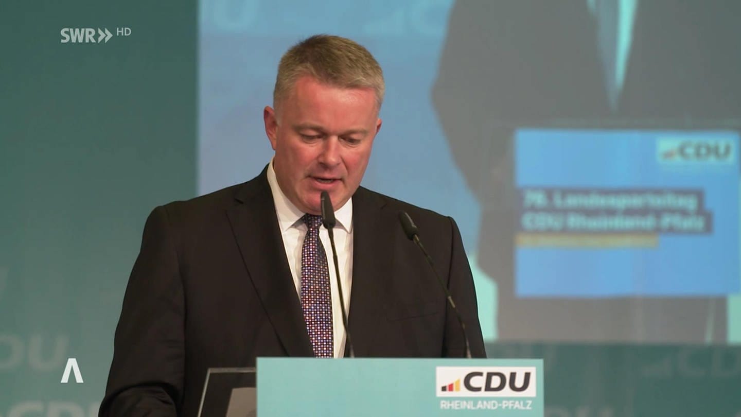 Landesvorsitzender der CDU Gordon Schnieder