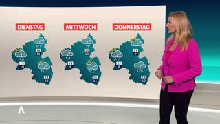 SWR-Meteorologin Claudia Kleinert