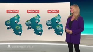 SWR-Meteorologin Claudia Kleinert