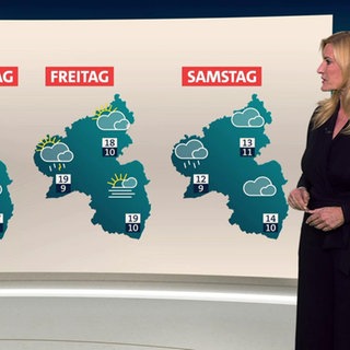 SWR-Meteorologin Claudia Kleinert