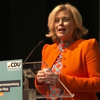 Die CDU-Bundestagsabgeordnete Julia Klöckner wurde auf Platz eins der Landesliste für die Bundestagswahl gewählt.