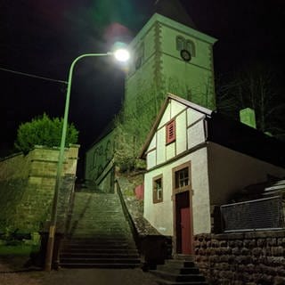 Die sternenfreundliche Beleuchtung in Rumbach.