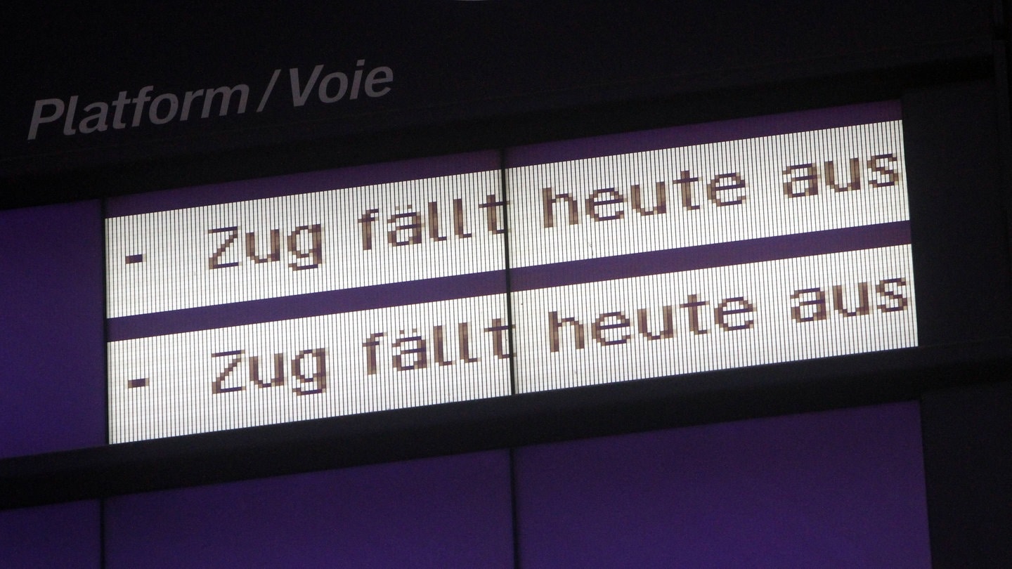 Cancellation of the train between Würzburg and Lauda-Königshofen – SWR Aktuell