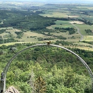 Der Adlerbogen auf dem Donnersberg.