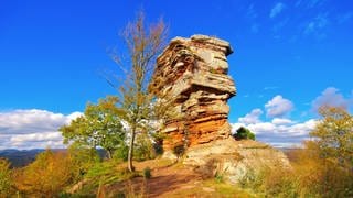 Die spektakulären Felsformationen im Dahner Felsenland gehören zu den touristischen Höhepunkten der Pfalz.