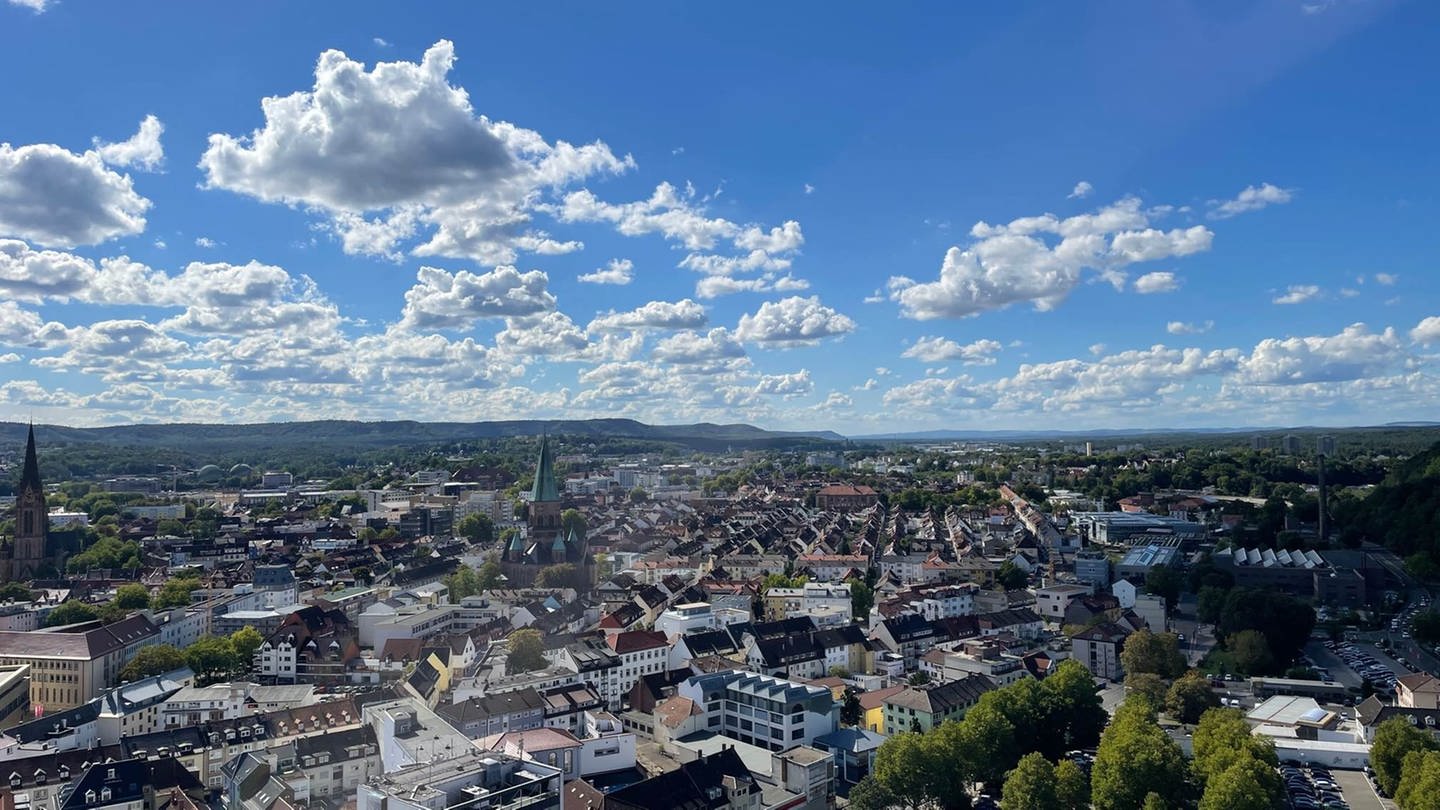 Blick über Kaiserslautern