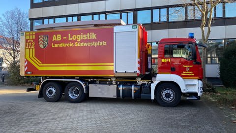 Abrollcontainer Logistik des Kreises Südwestpfalz