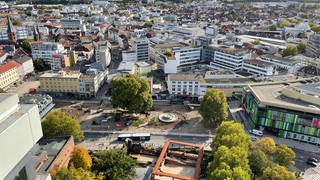 Die neue Stadtmitte in Kaiserslautern wird noch bis 2025 umgestaltet.