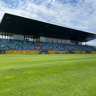 Das Stadion Husterhöhe in Pirmasens. Hier trägt der FK Pirmasens seine Heimspiele aus.
