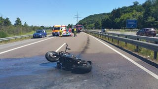 Ein tödlicher Unfall auf der Autobahn A8 bei Zweibrücken
