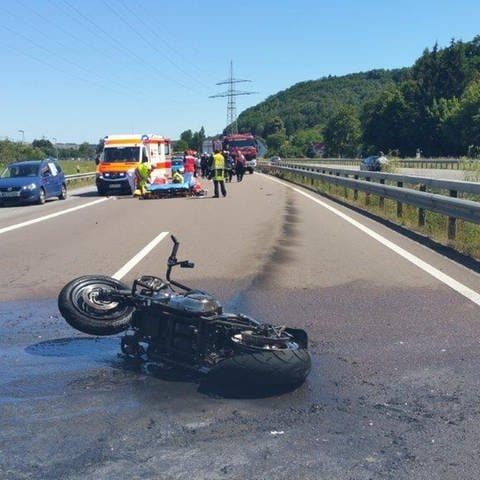 Ein tödlicher Unfall auf der Autobahn A8 bei Zweibrücken
