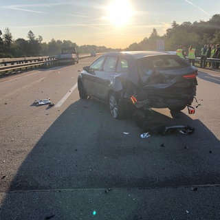 Nach einem Unfall auf der A6 war die Autobahn bei Landstuhl mehrere Stunden gesperrt