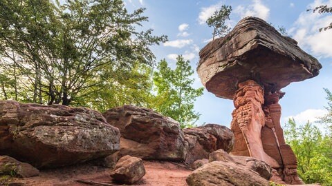 Der Teufelstisch in der Südwestpfalz